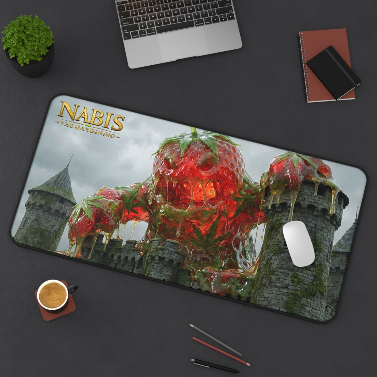 The Strawberry Melt Gaming Mat (16x32")