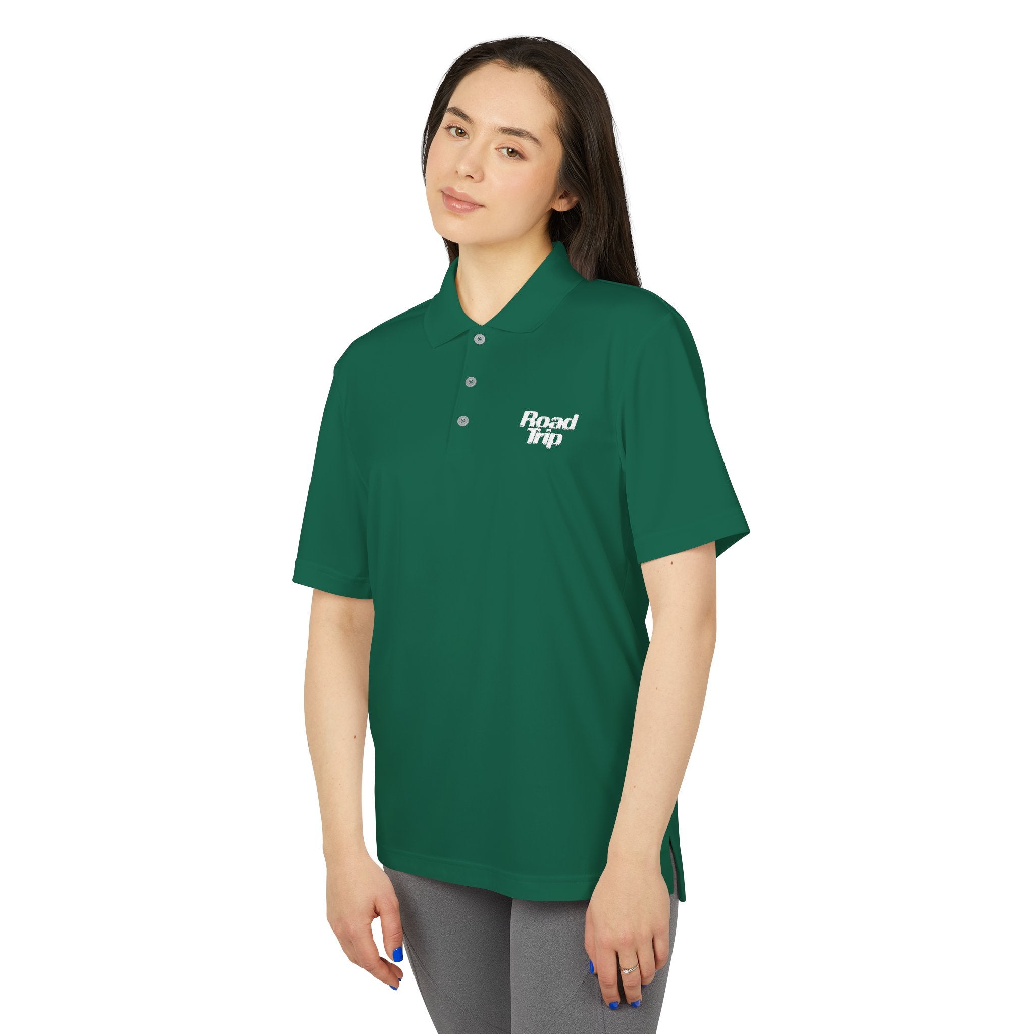 Adidas x Road Trip Embroidered Polo (Green)