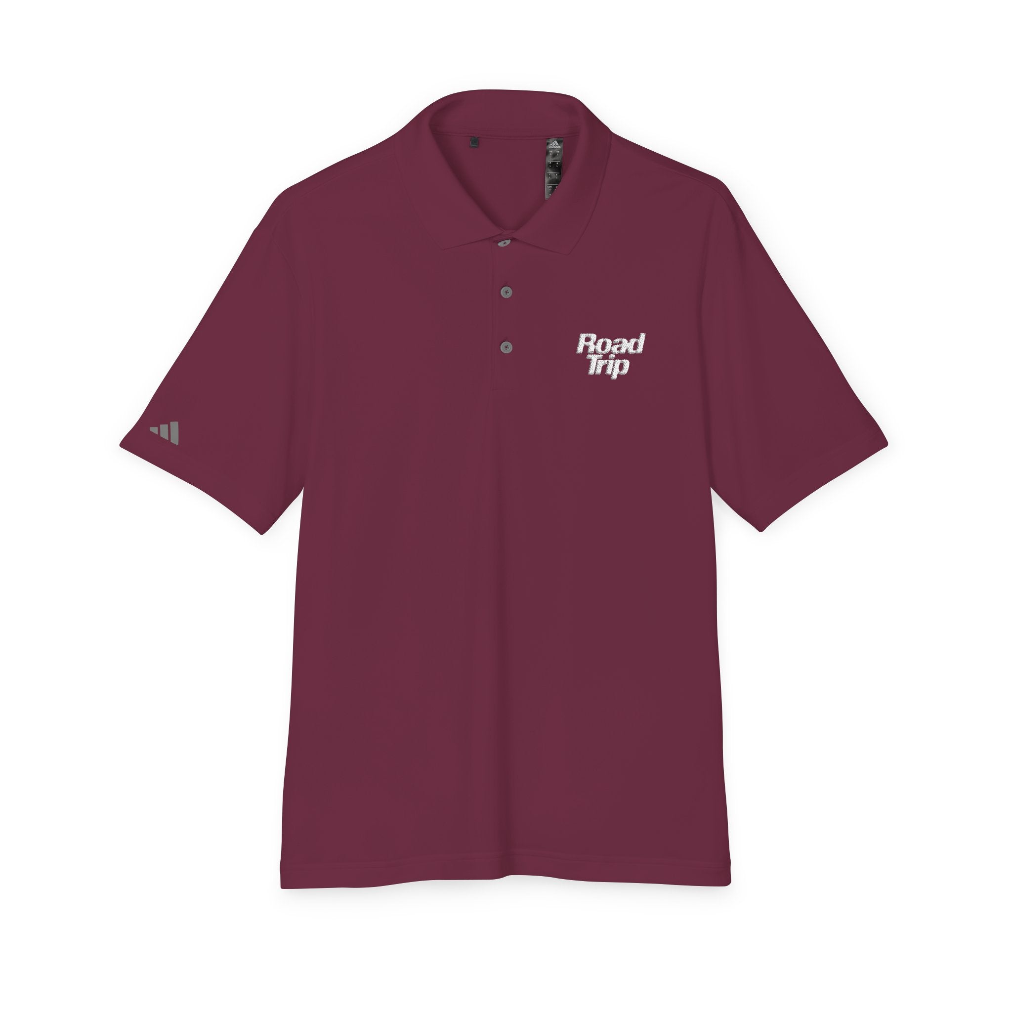 Adidas x Road Trip Embroidered Polo (Maroon)