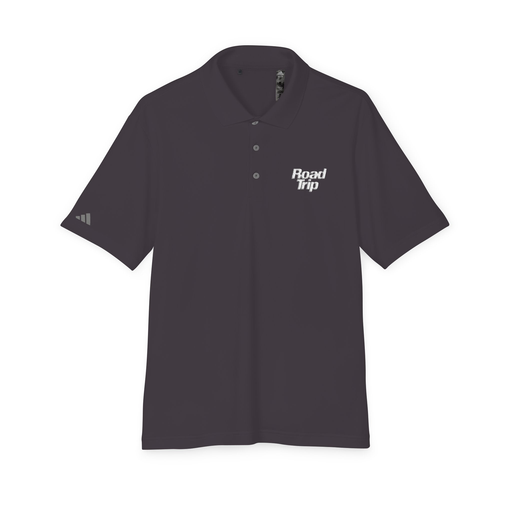 Adidas x Road Trip Embroidered Polo (Black)