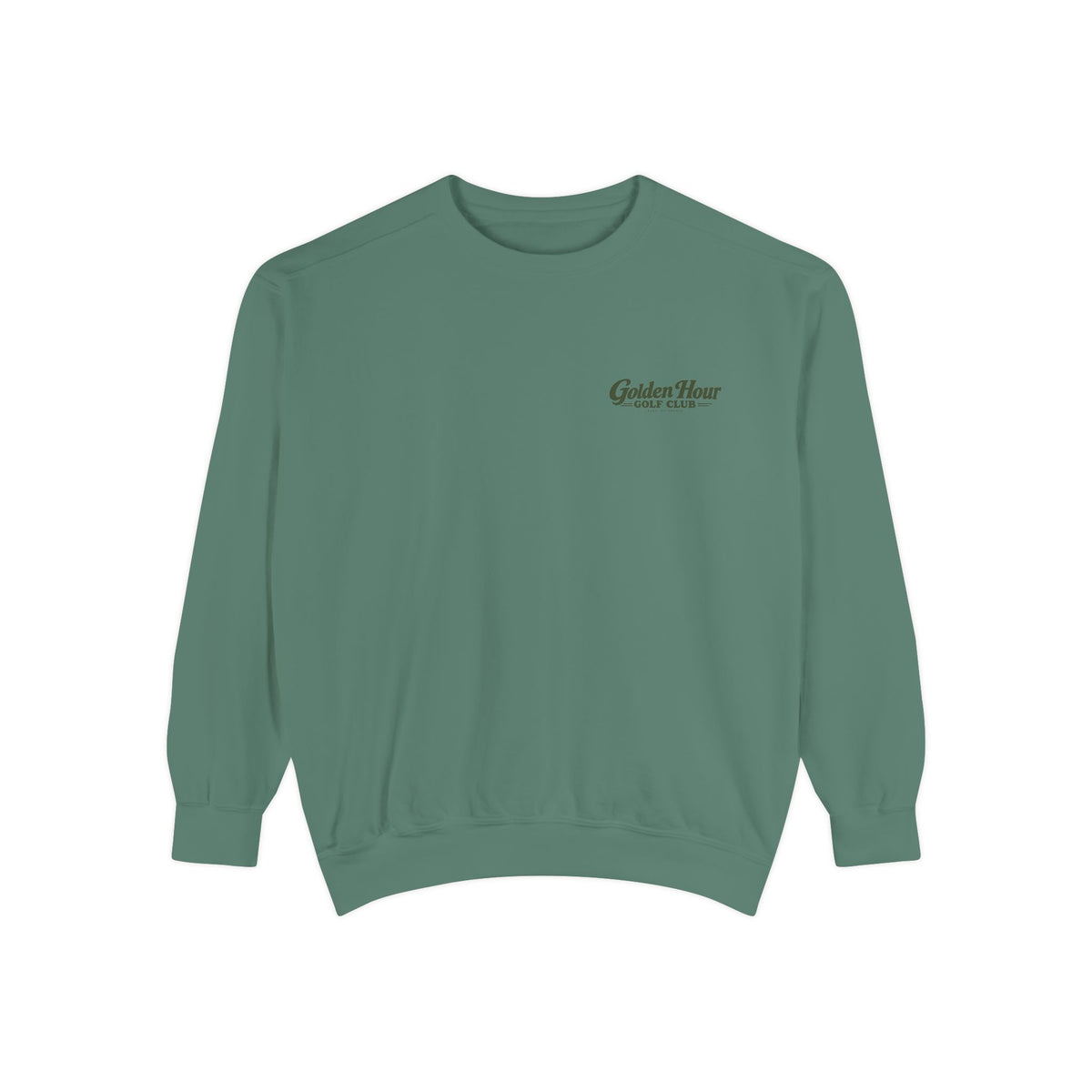 The Golden Hour Golf Club Crewneck in Cypress