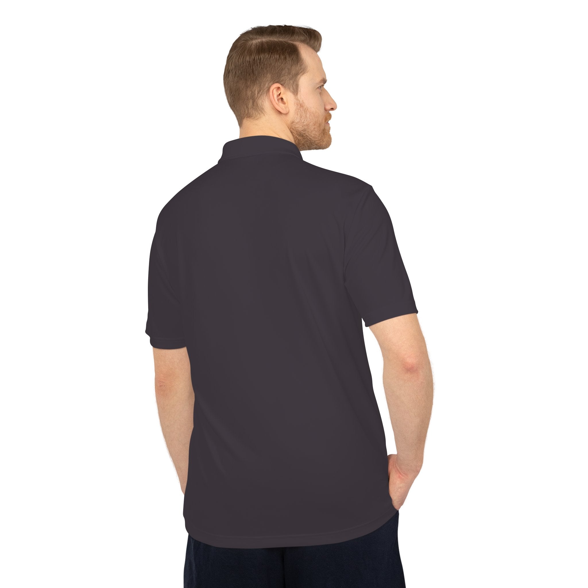 Adidas x Road Trip Embroidered Polo (Black)