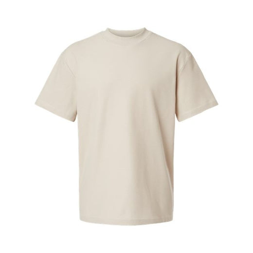 Golf Trip Back-Only Print Mockneck Tee (Sand)