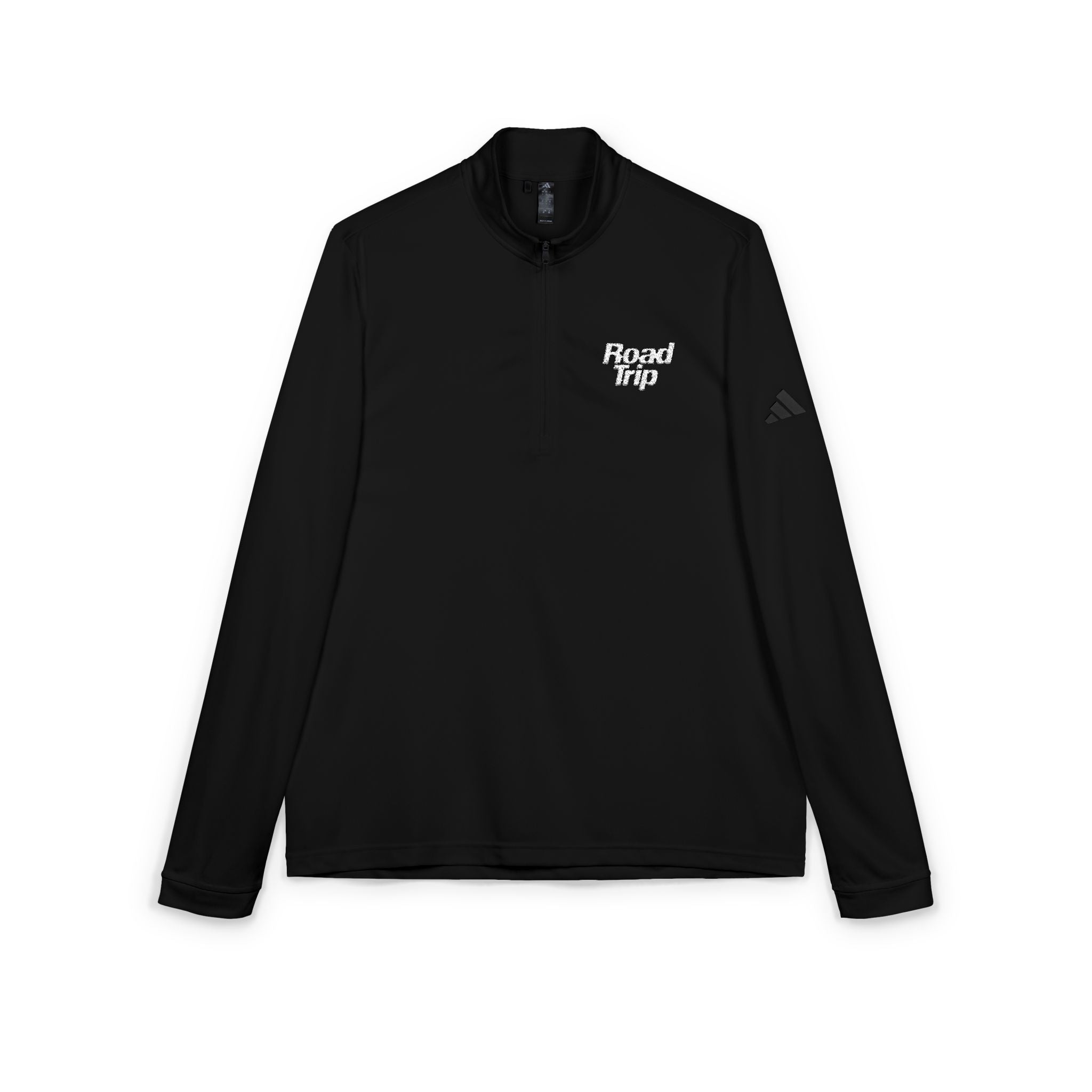 Adidas x Road Trip Embroidered Quarter-Zip (Black)