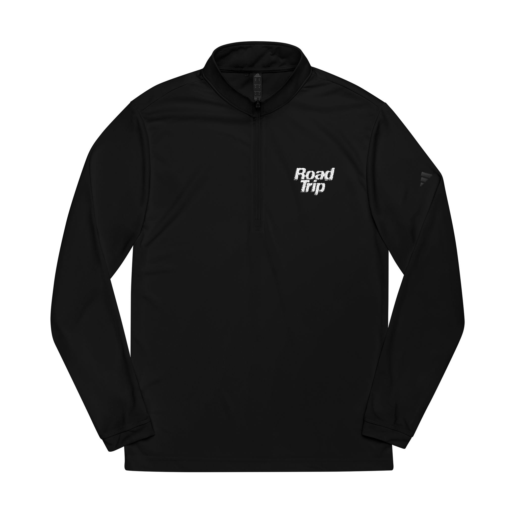 Adidas x Road Trip Embroidered Quarter-Zip (Black)