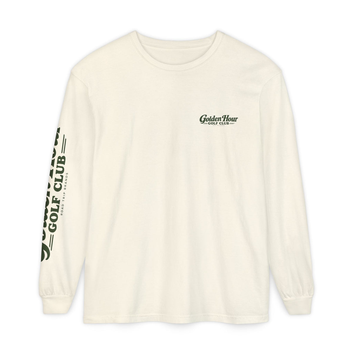 The Golden Hour Golf Club Longsleeve Tee in Ivory