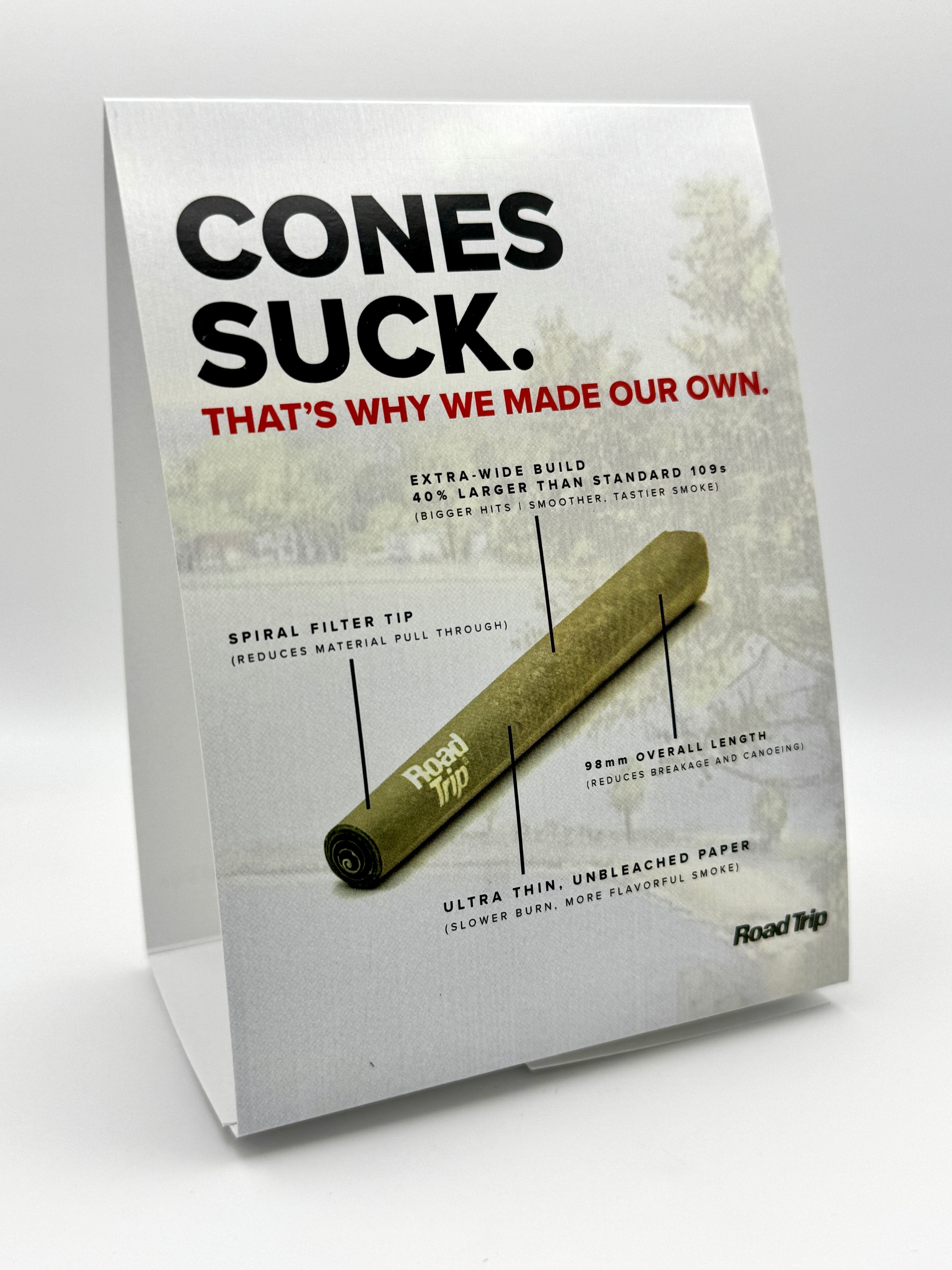 Road Trip Cone SUCKS Tent (staff)