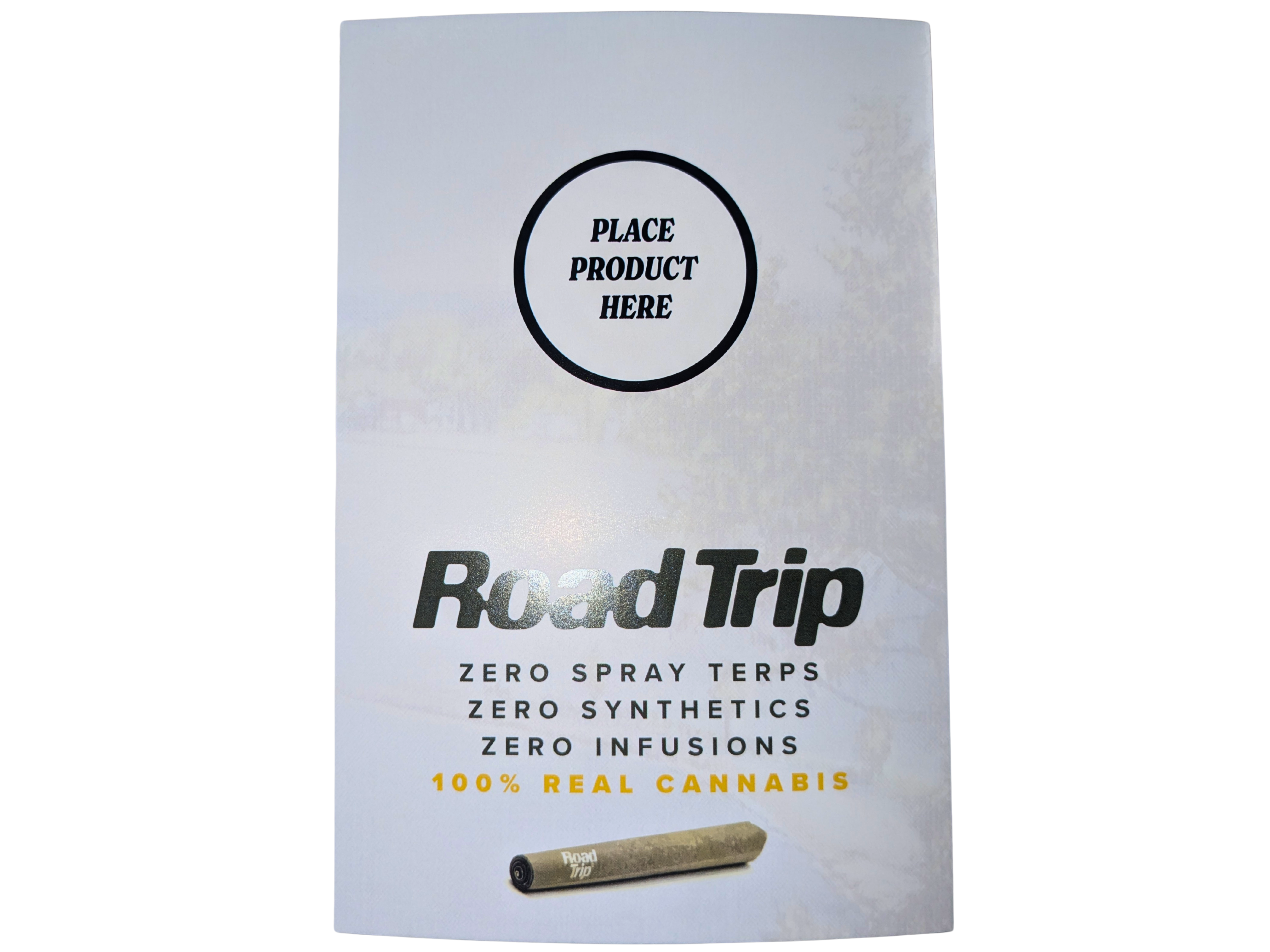 Road Trip place product here post card (staff)